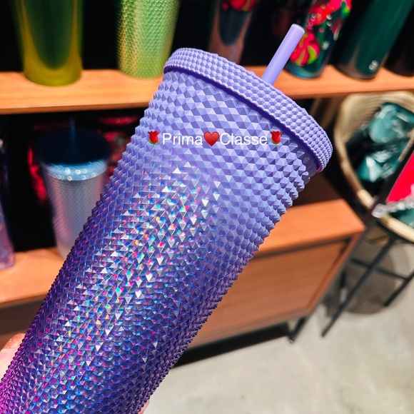 Starbucks Purple Ombre Studded Cup Bling Gradient Tumbler Venti 24oz New 2023 - Picture 6 of 7